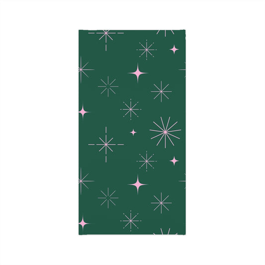 DriftKind Multi-Wear Gaiter — Green Sparkle All-Season Scarf