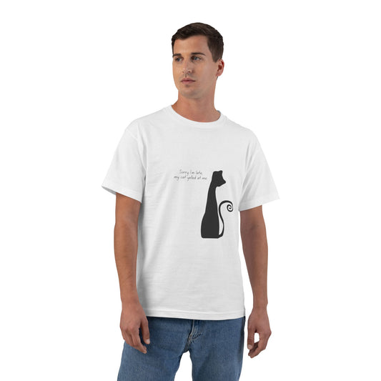 Cat Excuse UnisexT-Shirt — Minimalist Pet Lover Graphic Tee
