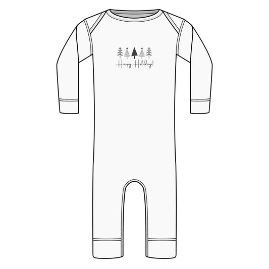 Happy Holidays Infant Long-Sleeve Bodysuit — Cozy Festive Baby Outfit