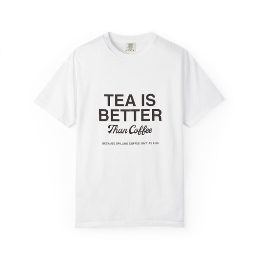 Tea Lover Statement Tee — Relaxed Fit Cotton T-Shirt