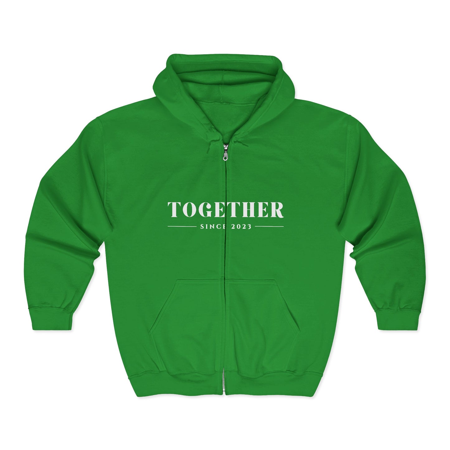 DriftKind Full-Zip Couple Hoodie — Soft Matching Relationship Hoodie