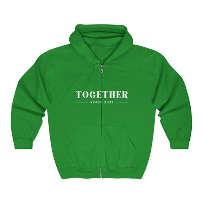 DriftKind Full-Zip Couple Hoodie — Soft Matching Relationship Hoodie