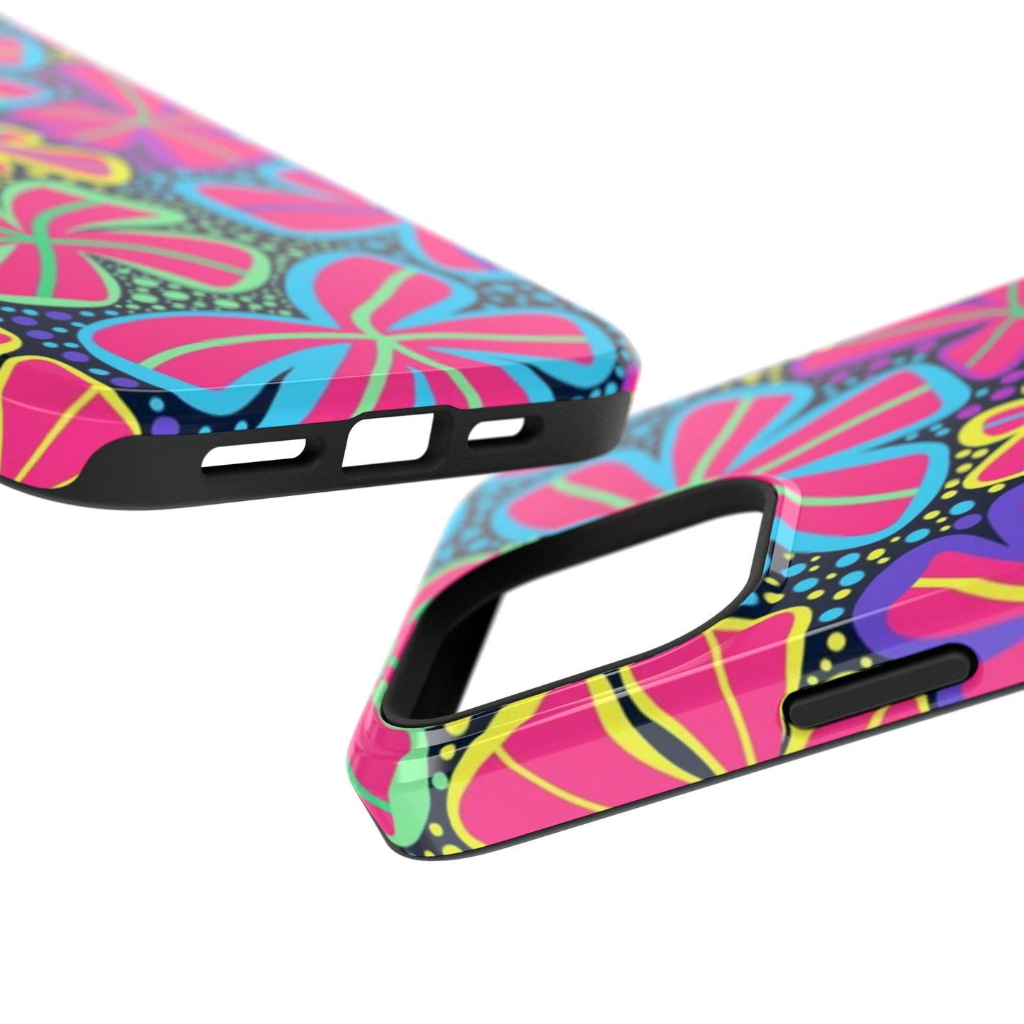 DriftKind Floral Case — Vibrant Butterfly Impact Cover