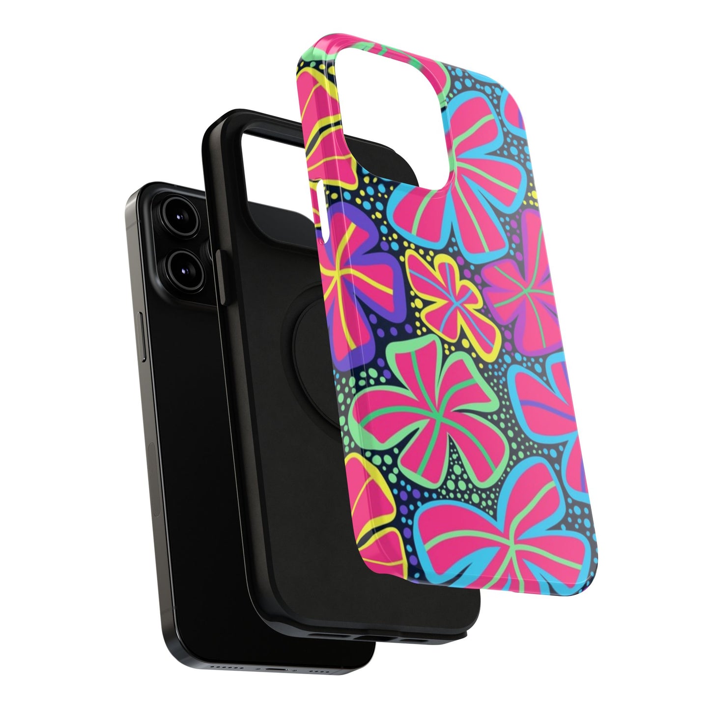 DriftKind Floral Case — Vibrant Butterfly Impact Cover