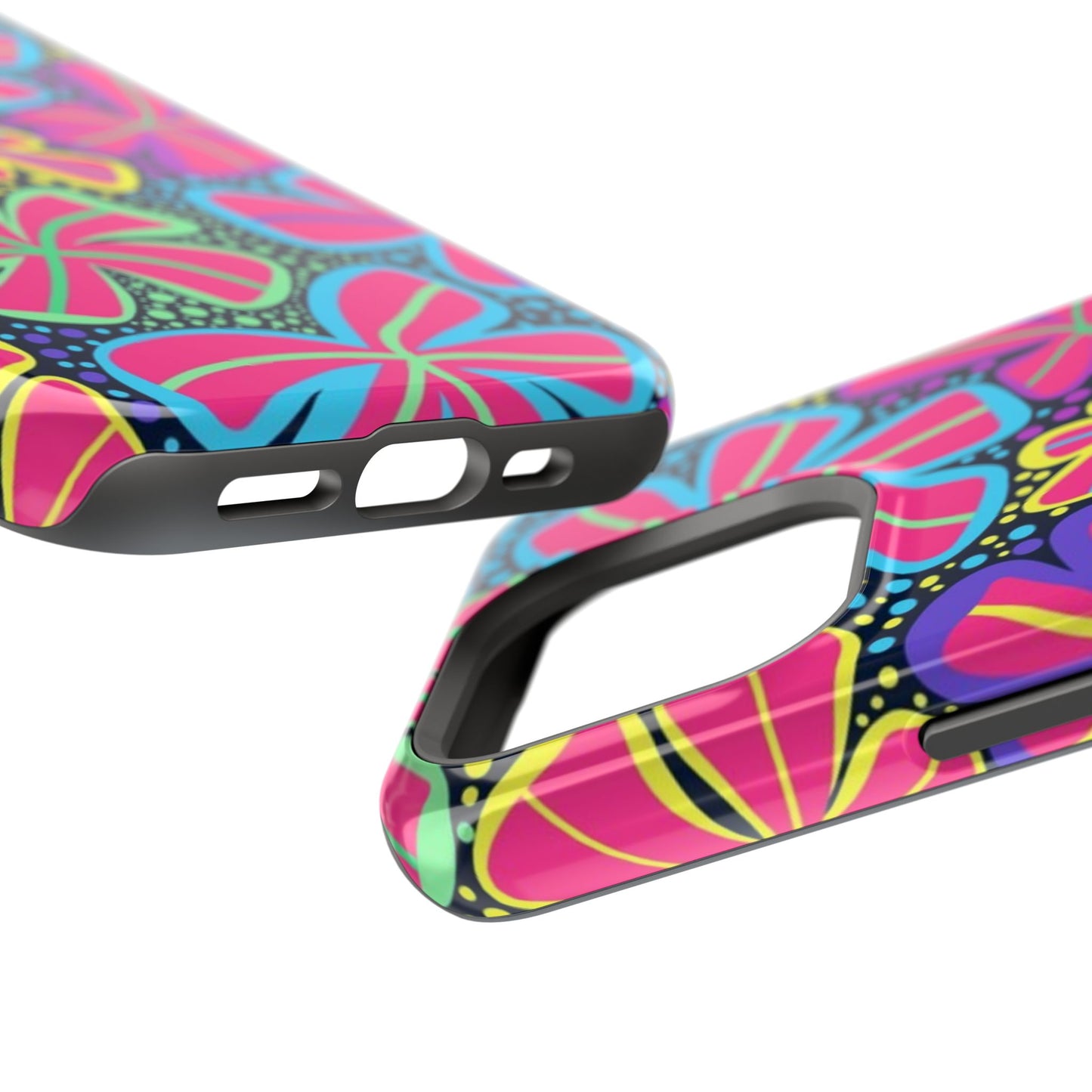 DriftKind Floral Case — Vibrant Butterfly Impact Cover