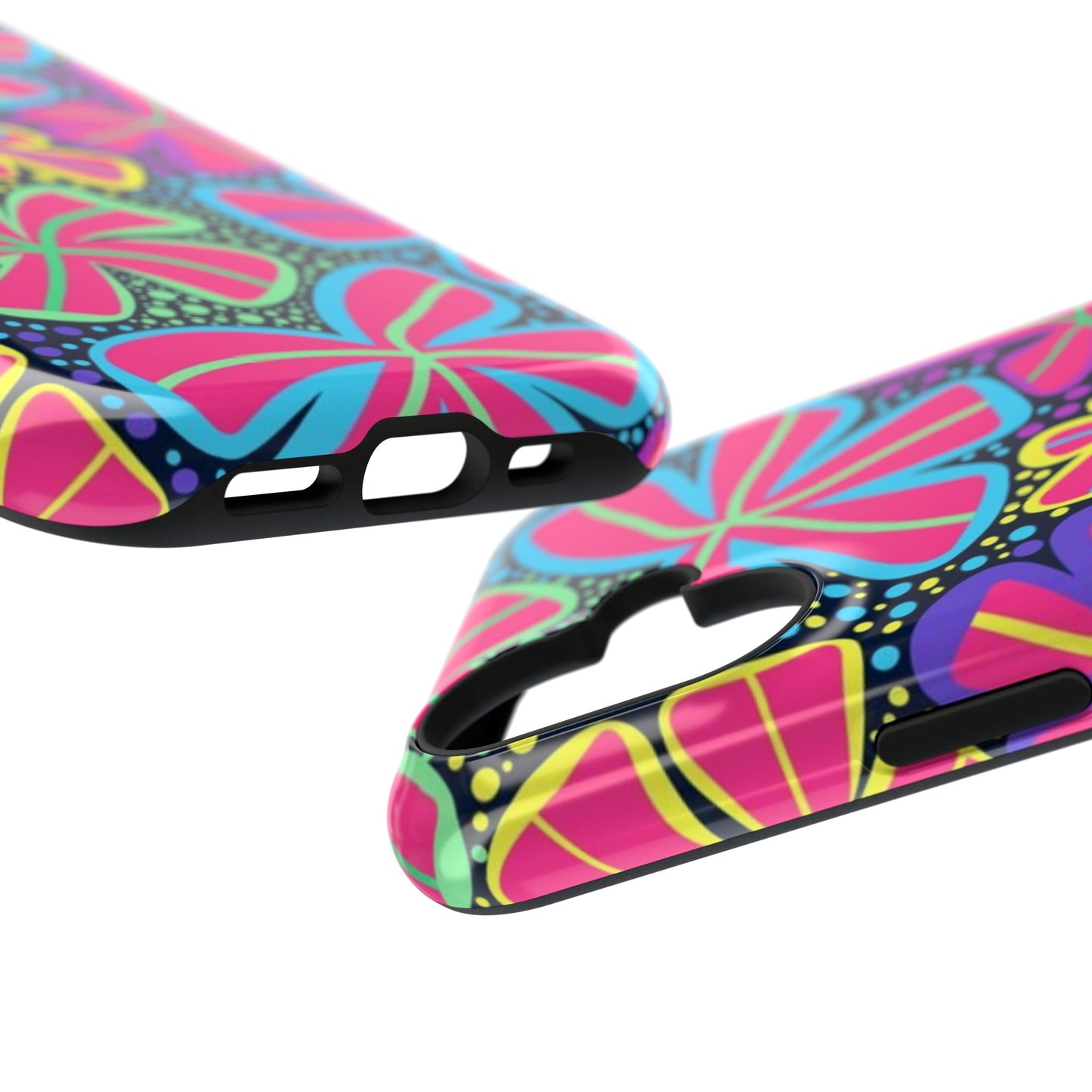 DriftKind Floral Case — Vibrant Butterfly Impact Cover