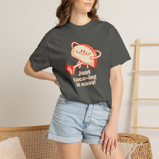 Cute Taco Character Tee —Everyday Unisex T-Shirt
