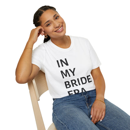 In My Bride Era Shirt — Chic Bachelorette & Wedding Planning Tee