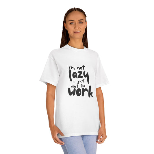 DriftKind Humor Tee — Relaxed Lazy Day Unisex Graphic T-Shirt