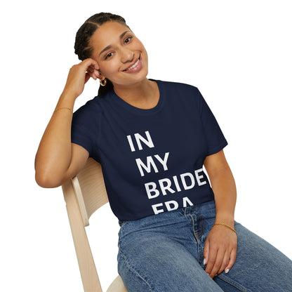 In My Bride Era Shirt — Chic Bachelorette & Wedding Planning Tee