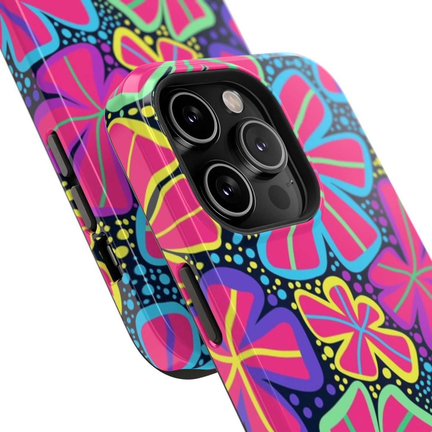 DriftKind Floral Case — Vibrant Butterfly Impact Cover