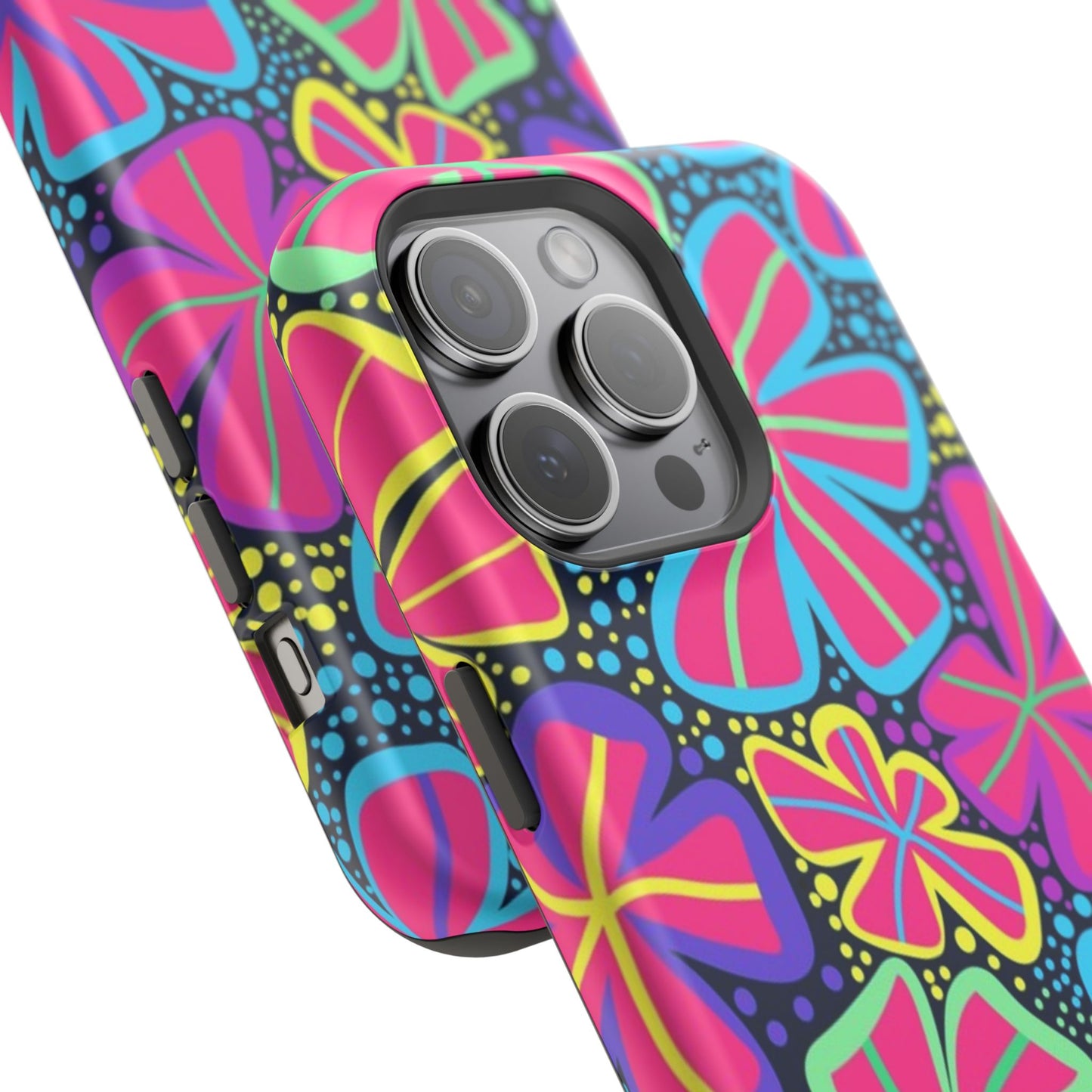 DriftKind Floral Case — Vibrant Butterfly Impact Cover