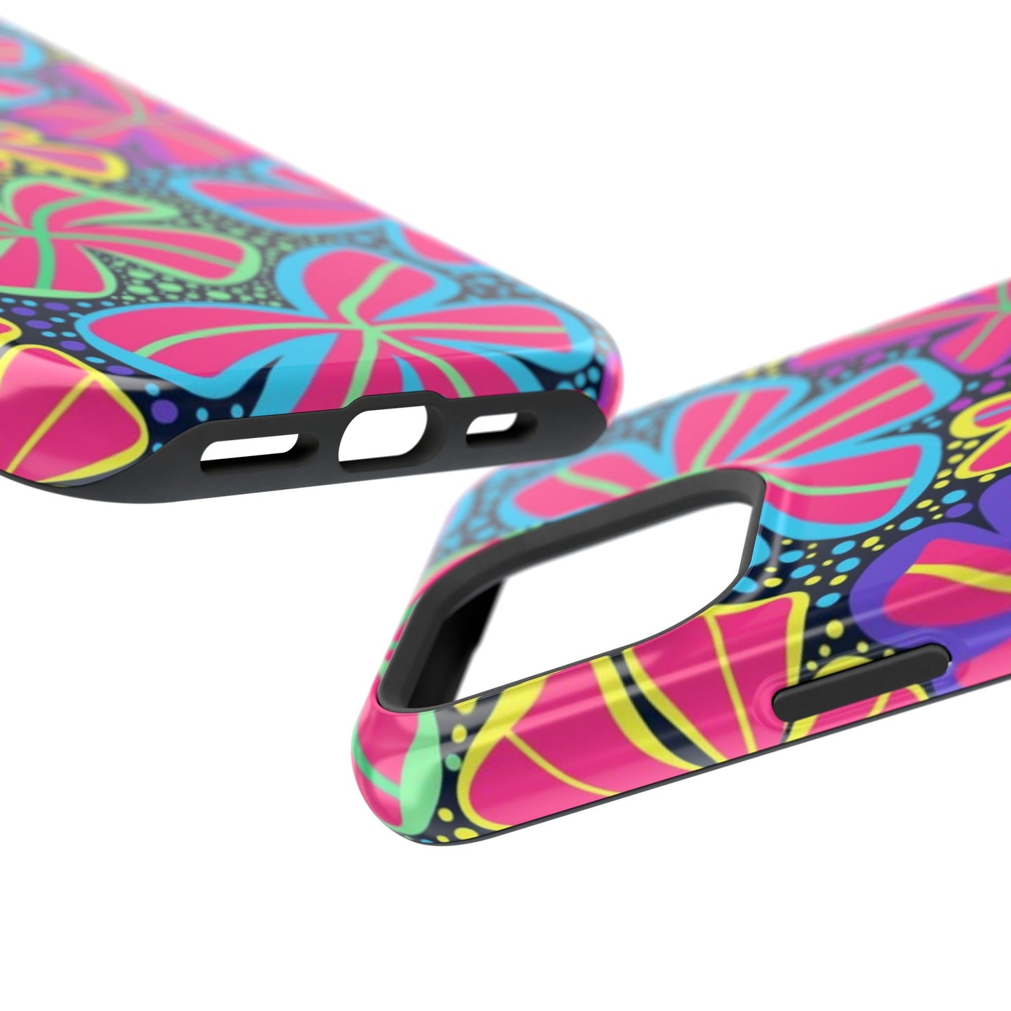DriftKind Floral Case — Vibrant Butterfly Impact Cover