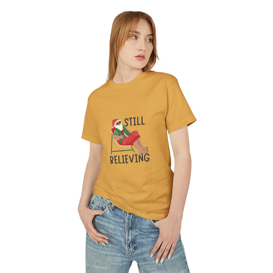 Vintage Santa Tee — Still Believing Retro Holiday T-Shirt