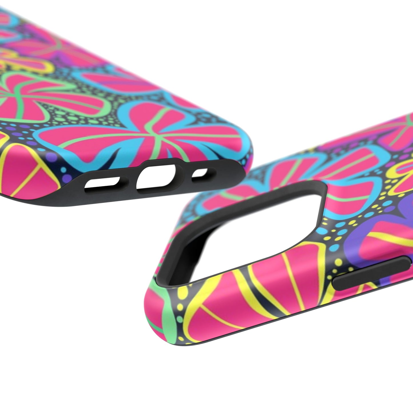 DriftKind Floral Case — Vibrant Butterfly Impact Cover