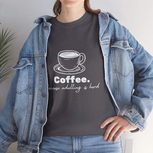 Coffee Lover Statement Tee — Cozy Everyday Cotton Graphic Shirt