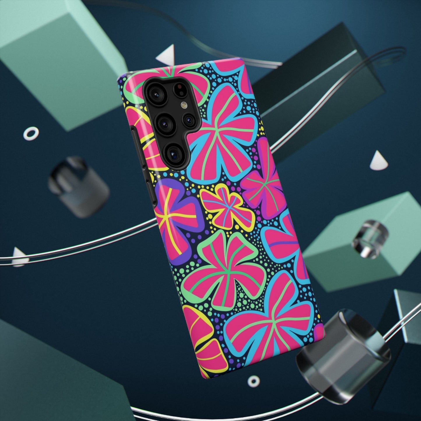 DriftKind Floral Case — Vibrant Butterfly Impact Cover