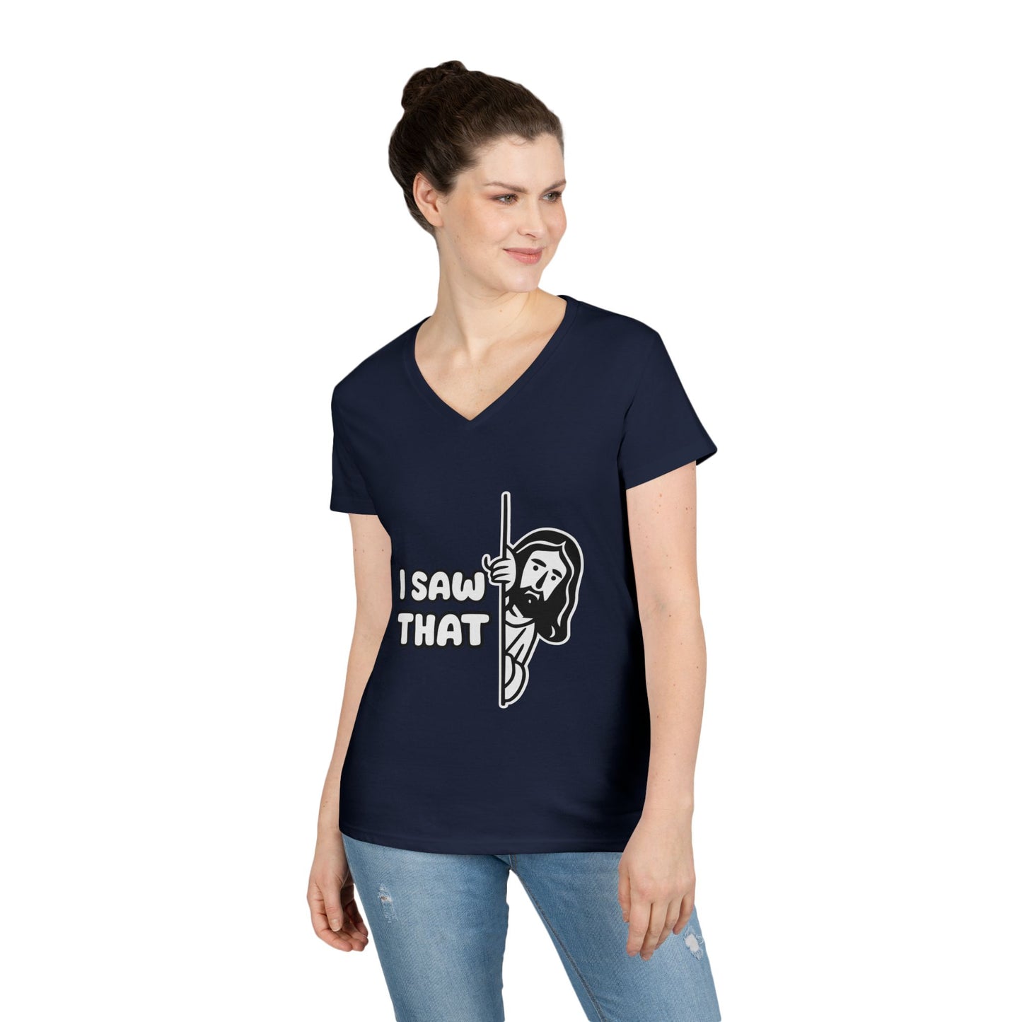 DriftKind Humor Tee — “I Saw That” Casual Women’s Top