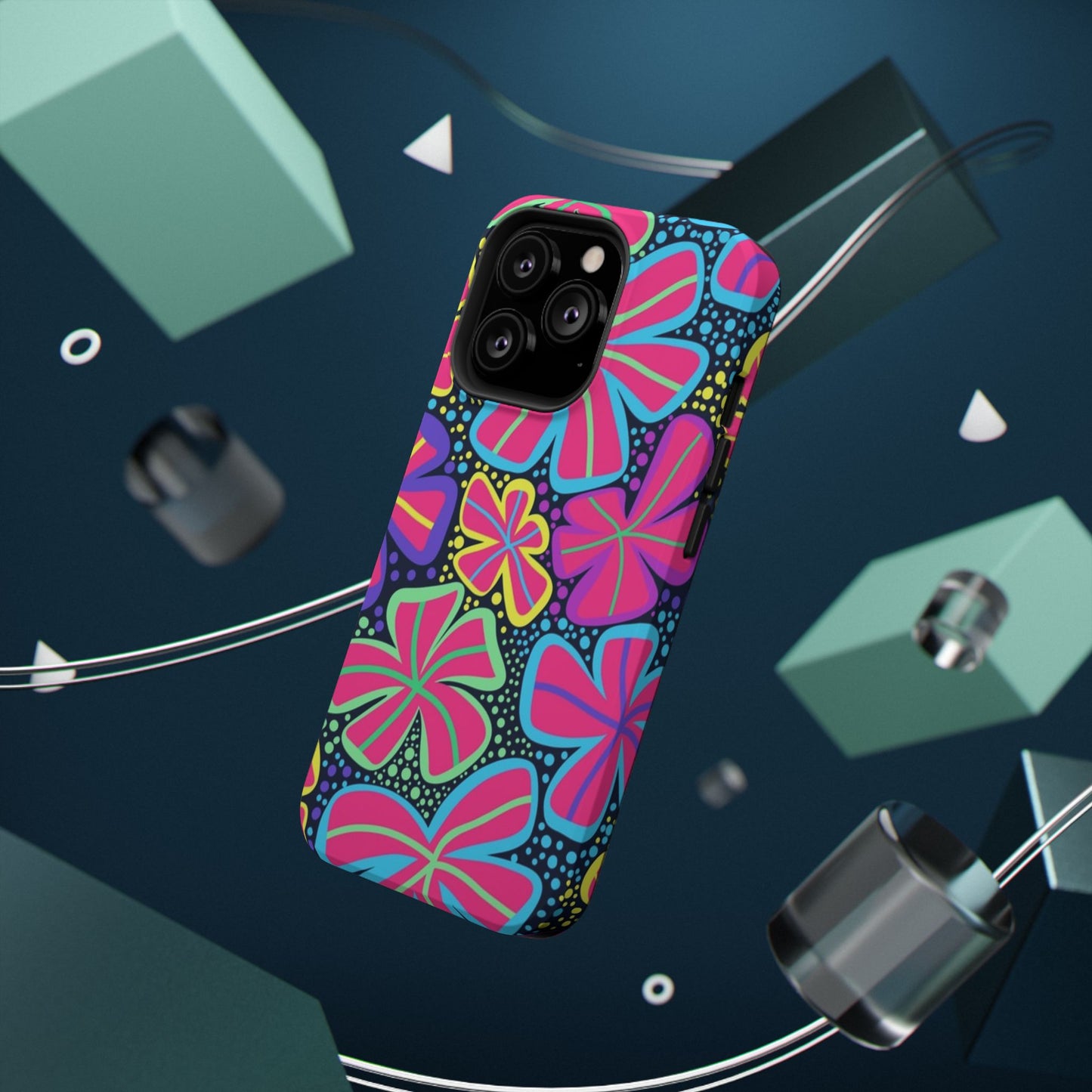 DriftKind Floral Case — Vibrant Butterfly Impact Cover