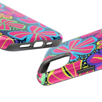 DriftKind Floral Case — Vibrant Butterfly Impact Cover