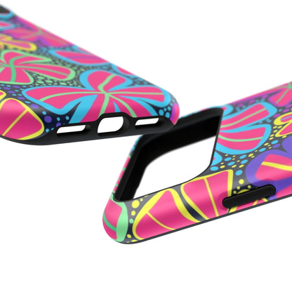 DriftKind Floral Case — Vibrant Butterfly Impact Cover