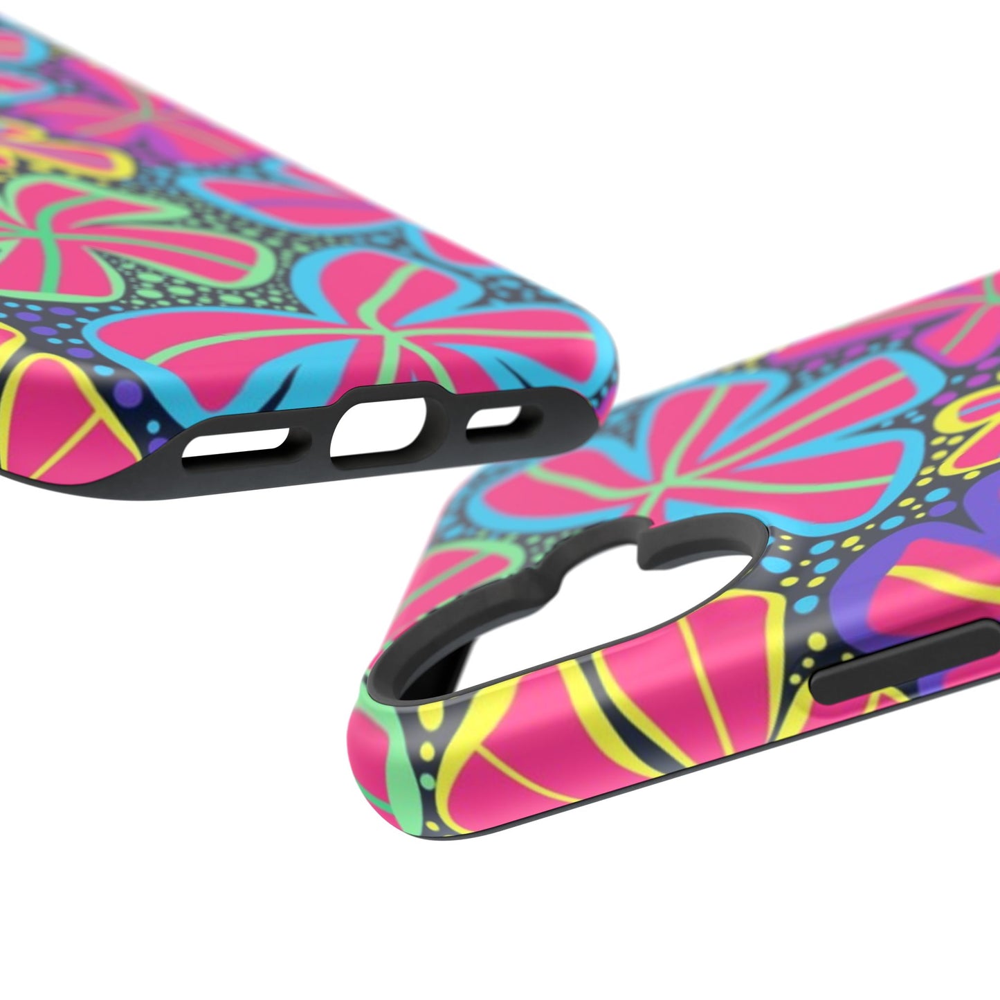 DriftKind Floral Case — Vibrant Butterfly Impact Cover