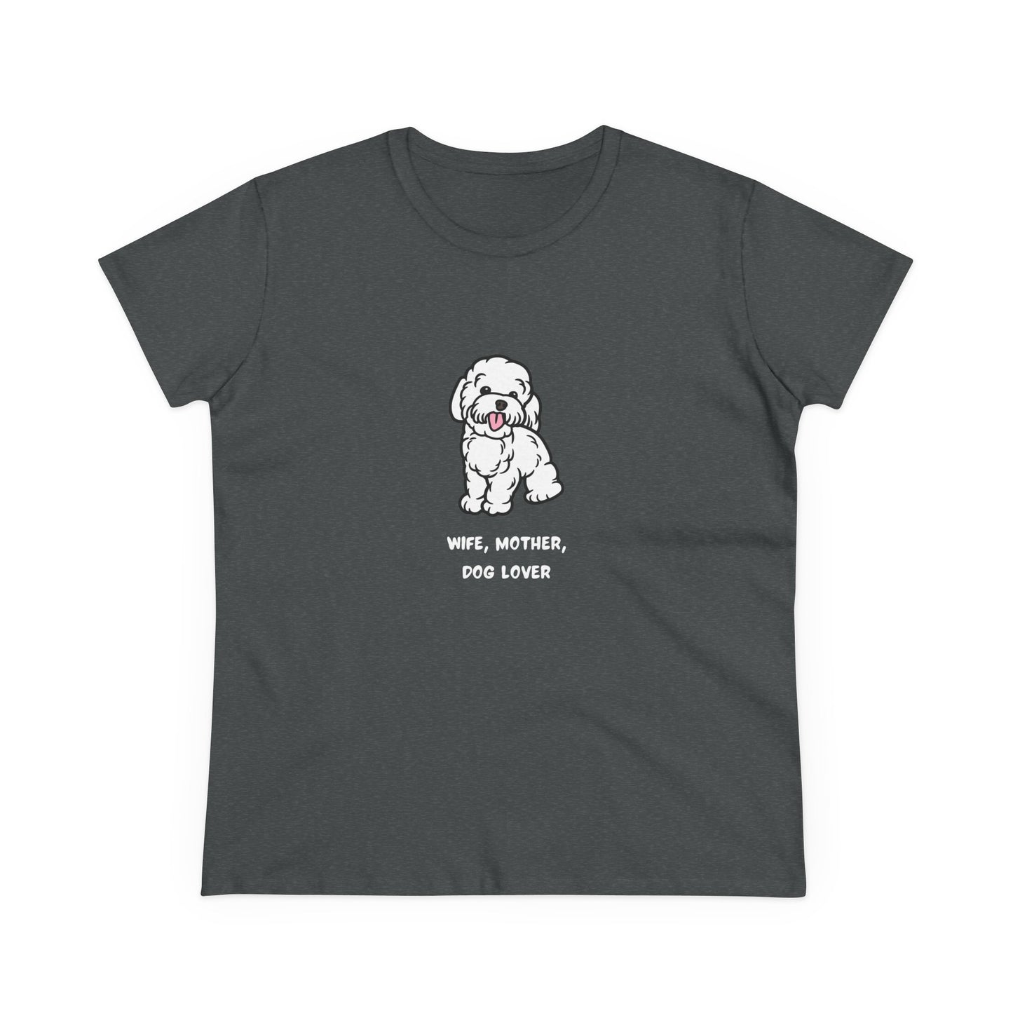 Wife Mother Dog Lover T-Shirt — Cozy Everyday Dog Mom Tee
