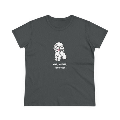 Wife Mother Dog Lover T-Shirt — Cozy Everyday Dog Mom Tee
