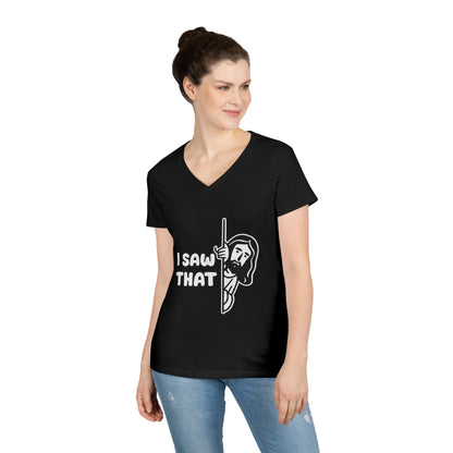 DriftKind Humor Tee — “I Saw That” Casual Women’s Top