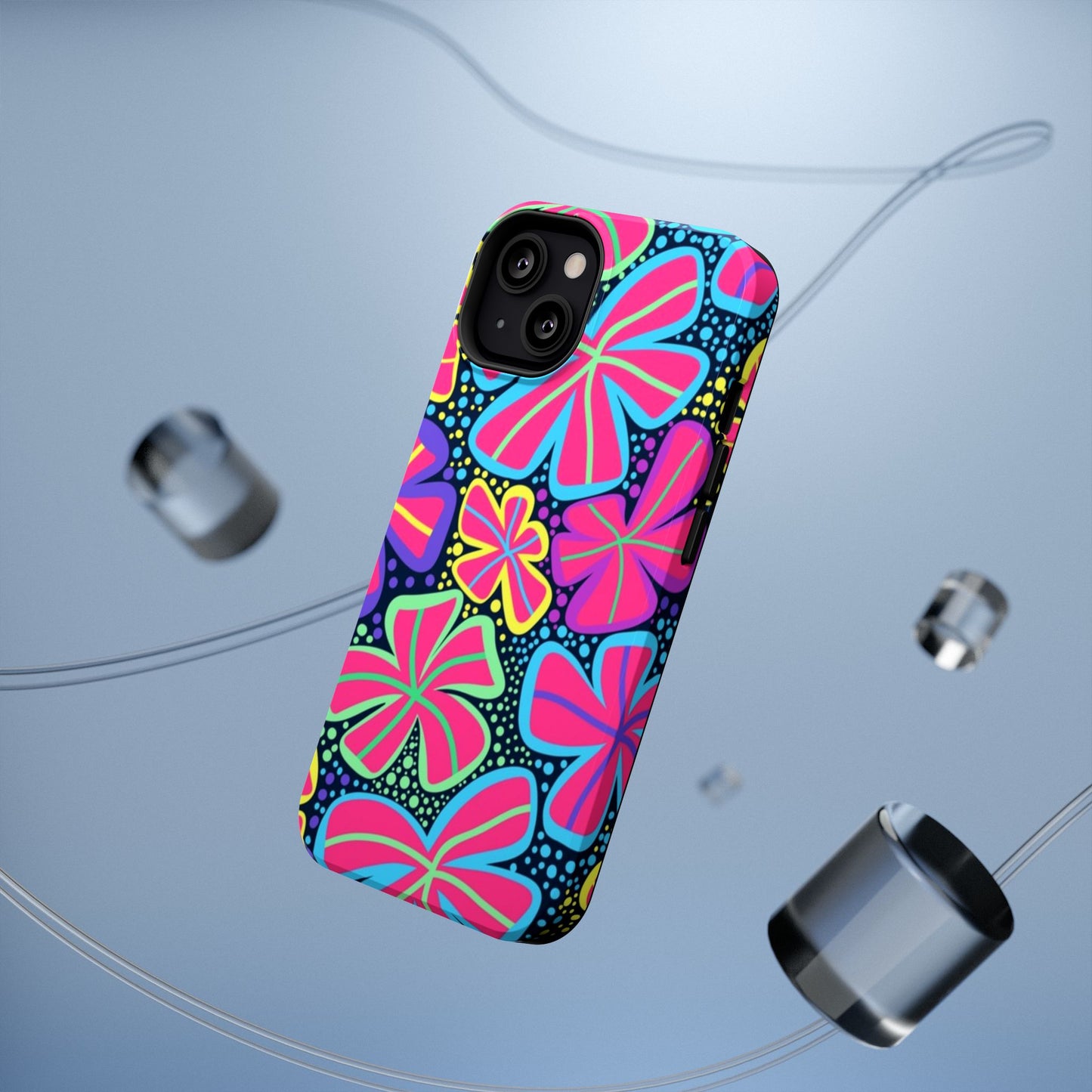 DriftKind Floral Case — Vibrant Butterfly Impact Cover