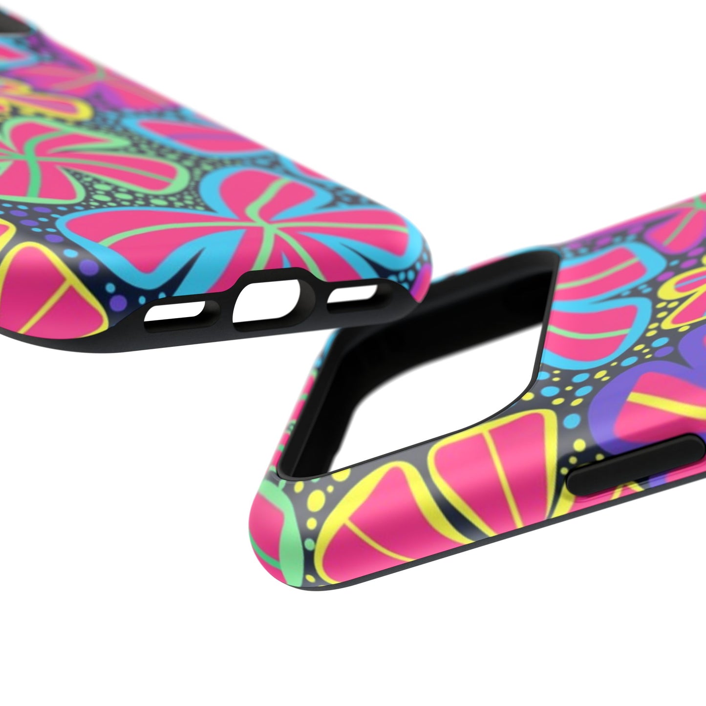 DriftKind Floral Case — Vibrant Butterfly Impact Cover
