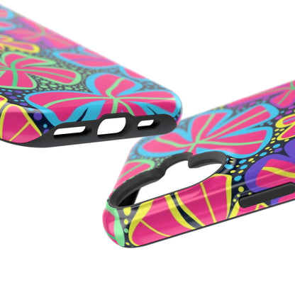 DriftKind Floral Case — Vibrant Butterfly Impact Cover
