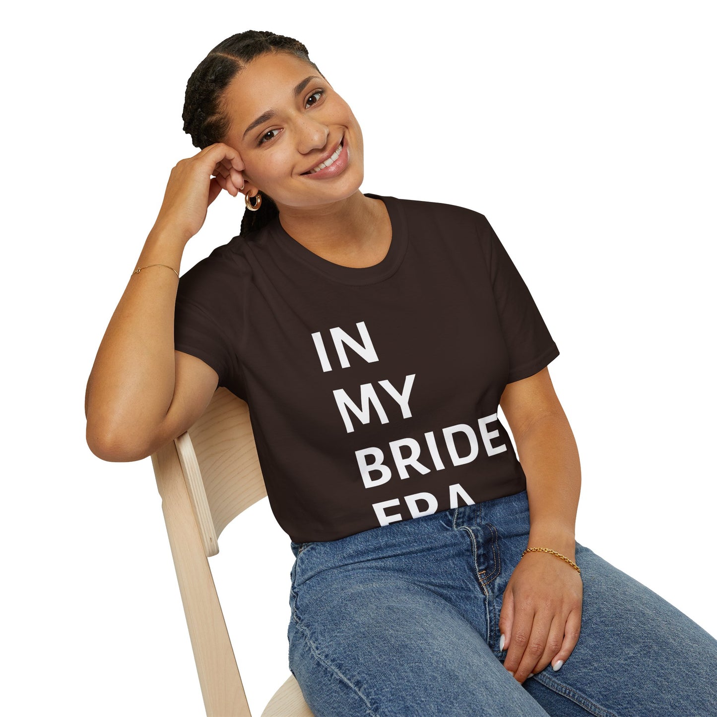 In My Bride Era Shirt — Chic Bachelorette & Wedding Planning Tee