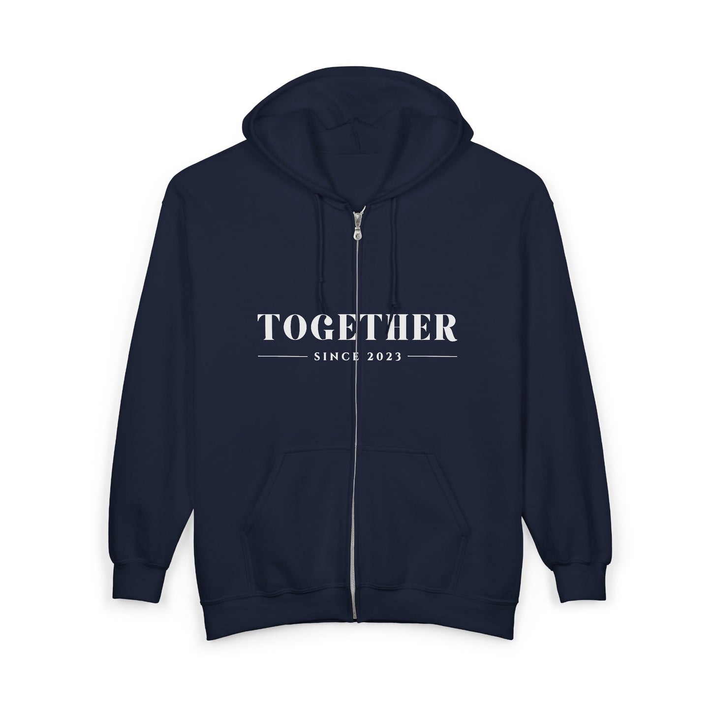 DriftKind Full-Zip Couple Hoodie — Soft Matching Relationship Hoodie