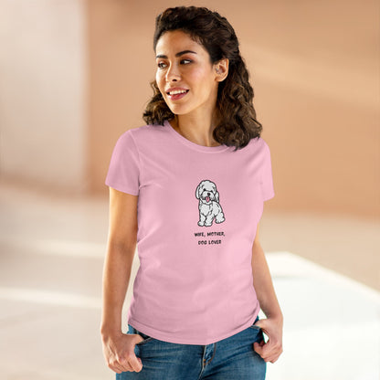 Wife Mother Dog Lover T-Shirt — Cozy Everyday Dog Mom Tee