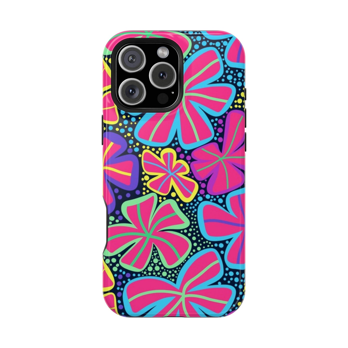 DriftKind Floral Case — Vibrant Butterfly Impact Cover