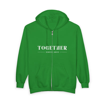 DriftKind Full-Zip Couple Hoodie — Soft Matching Relationship Hoodie