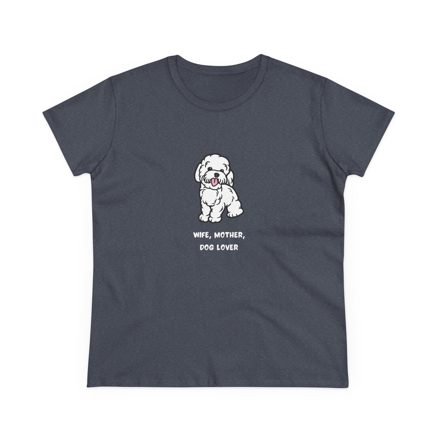 Wife Mother Dog Lover T-Shirt — Cozy Everyday Dog Mom Tee