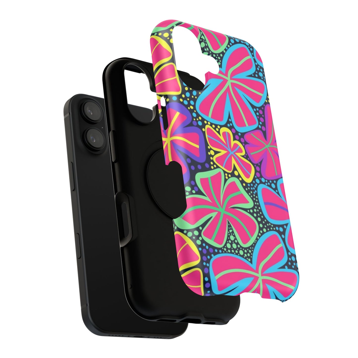 DriftKind Floral Case — Vibrant Butterfly Impact Cover