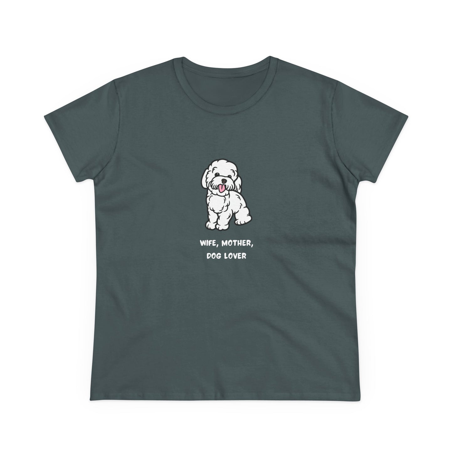 Wife Mother Dog Lover T-Shirt — Cozy Everyday Dog Mom Tee