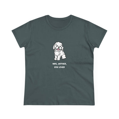 Wife Mother Dog Lover T-Shirt — Cozy Everyday Dog Mom Tee