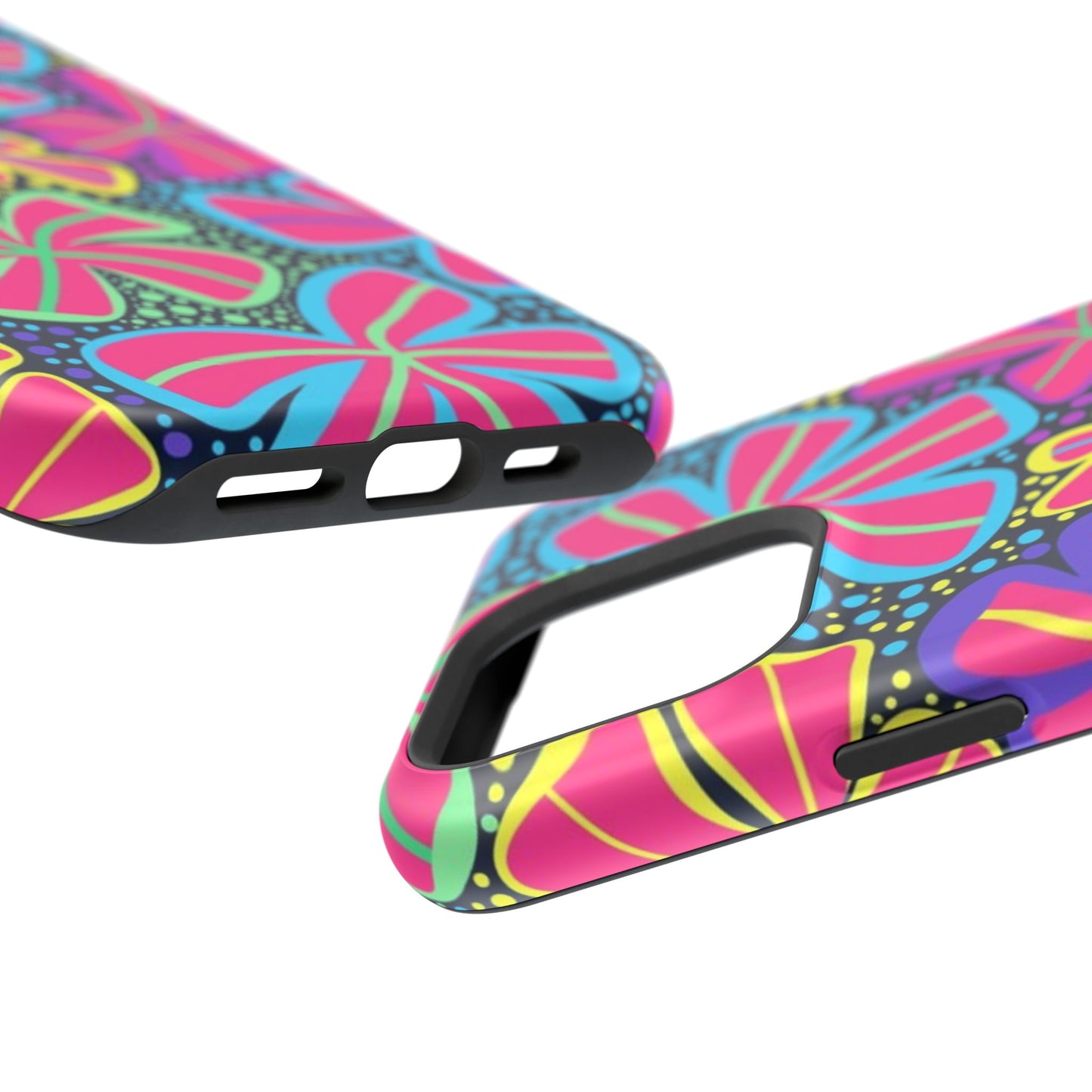 DriftKind Floral Case — Vibrant Butterfly Impact Cover