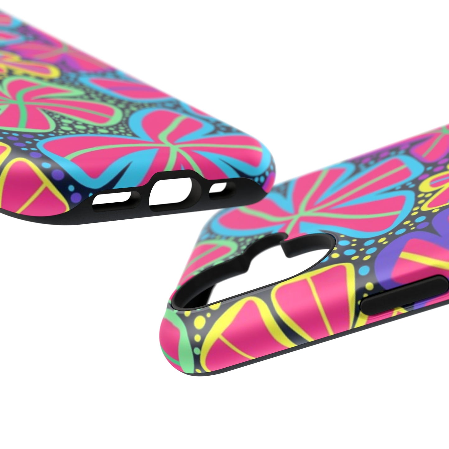 DriftKind Floral Case — Vibrant Butterfly Impact Cover