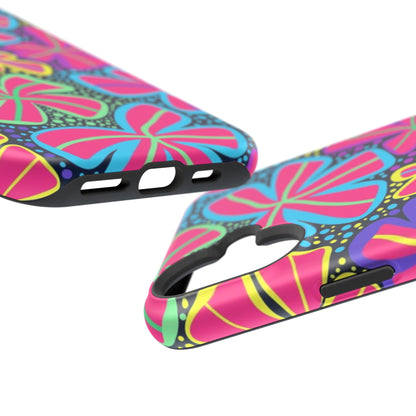 DriftKind Floral Case — Vibrant Butterfly Impact Cover