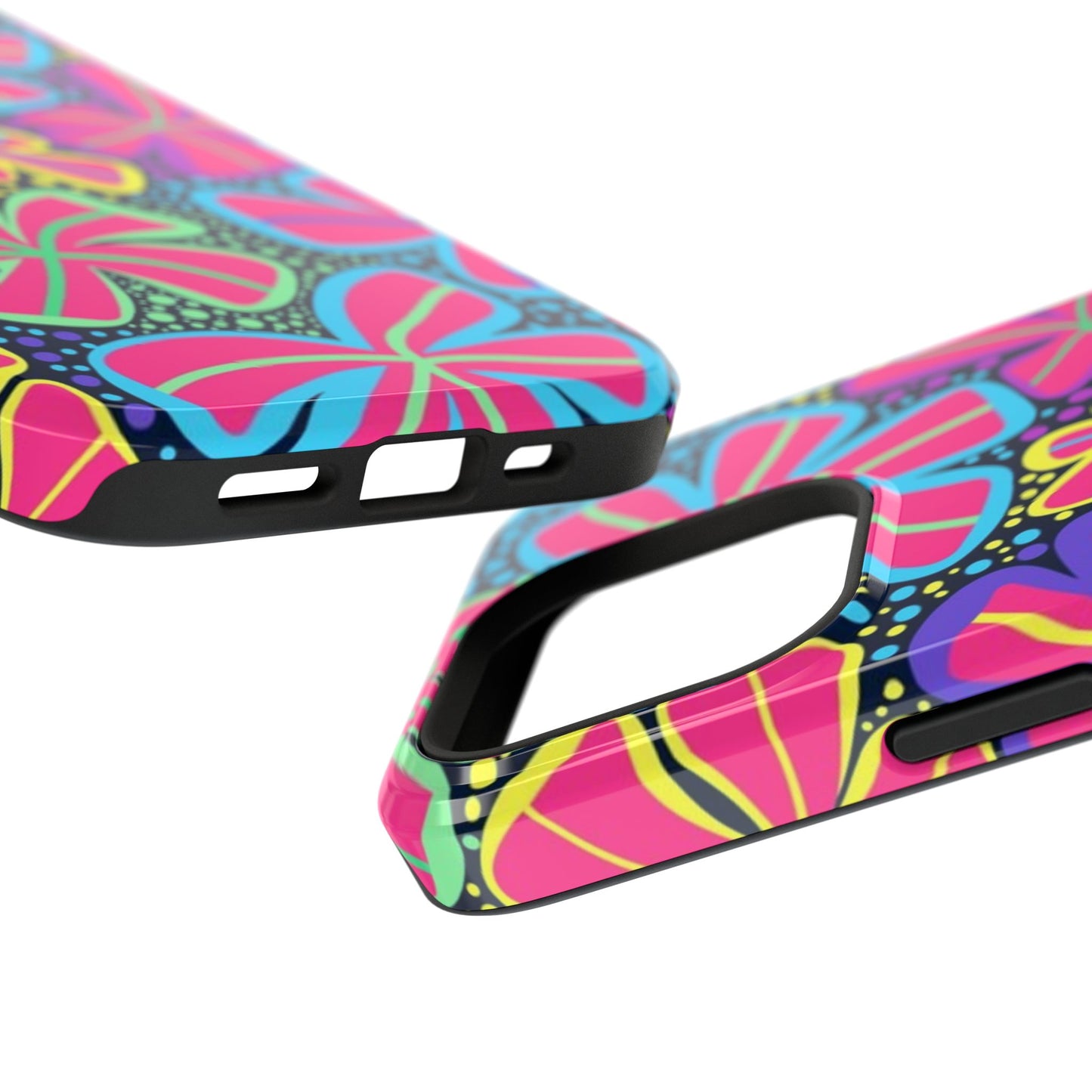 DriftKind Floral Case — Vibrant Butterfly Impact Cover