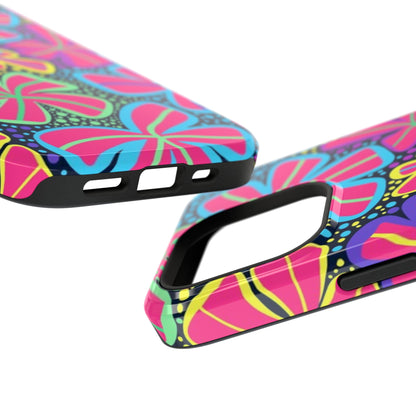 DriftKind Floral Case — Vibrant Butterfly Impact Cover