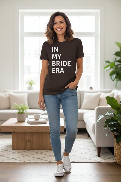 In My Bride Era Shirt — Chic Bachelorette & Wedding Planning Tee