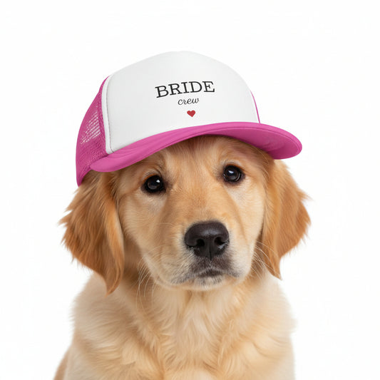 Pup Foam Hat — Adjustable Dog Sun Protection Trucker Cap