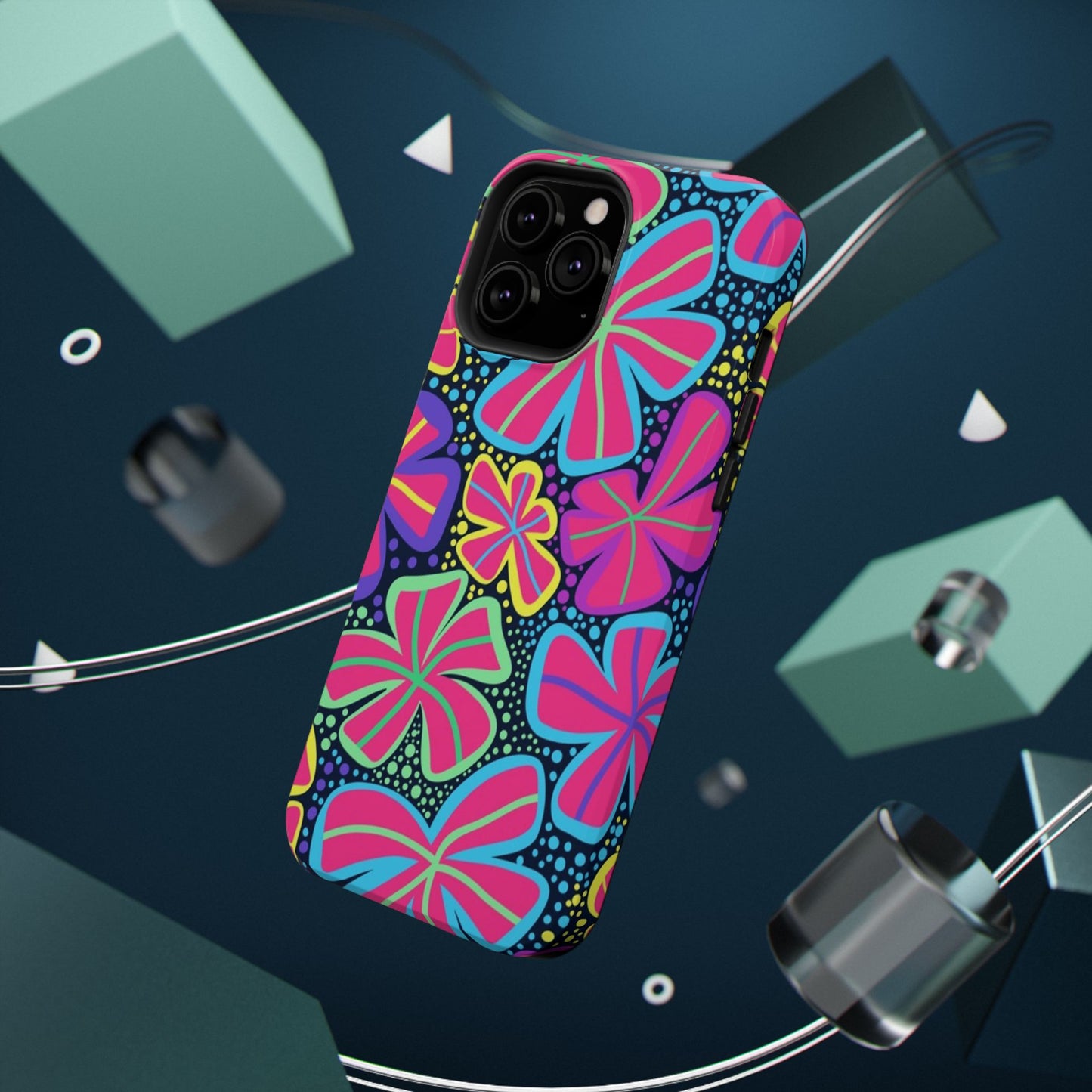 DriftKind Floral Case — Vibrant Butterfly Impact Cover