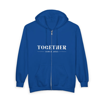 DriftKind Full-Zip Couple Hoodie — Soft Matching Relationship Hoodie